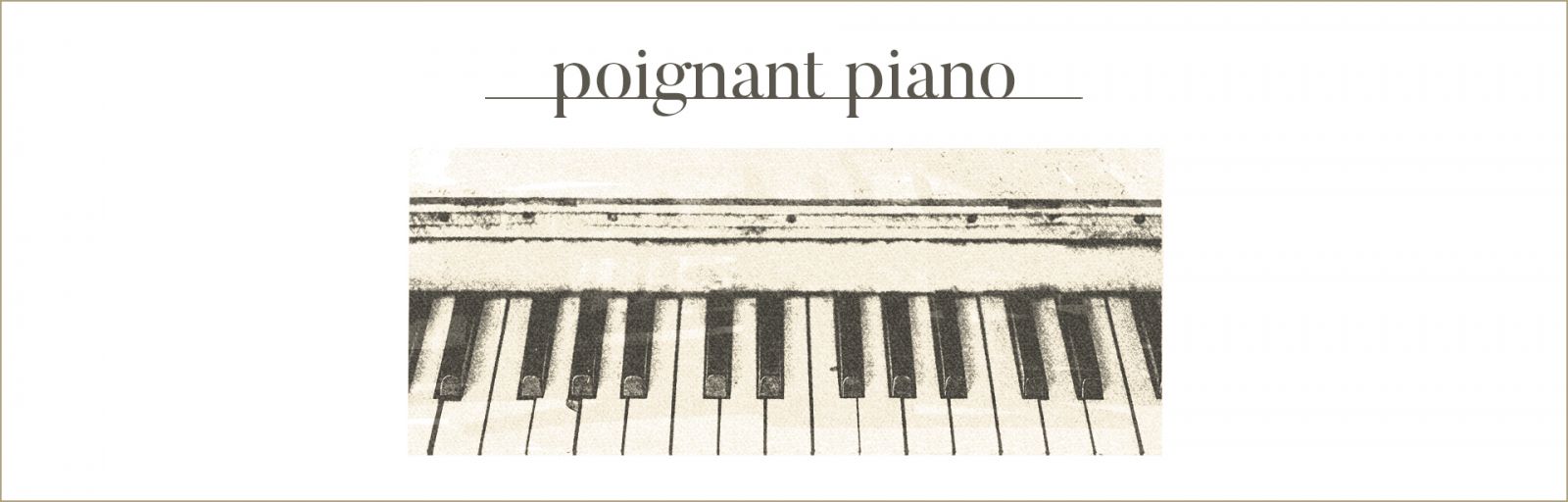 Poignant Piano album